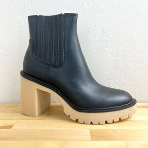 Black Leather Ankle Boots